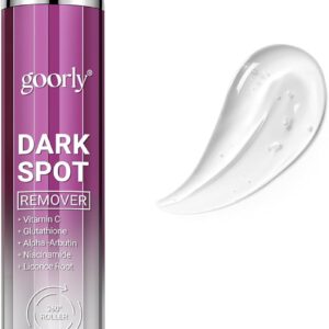 Dark Spot Remover for Face and Body, Age Spot Sun Spot Freckles Remedy Corrector Serum, 360° Roller Applicator, with Vitamin C and Glutathione, 0.7 Fl Oz