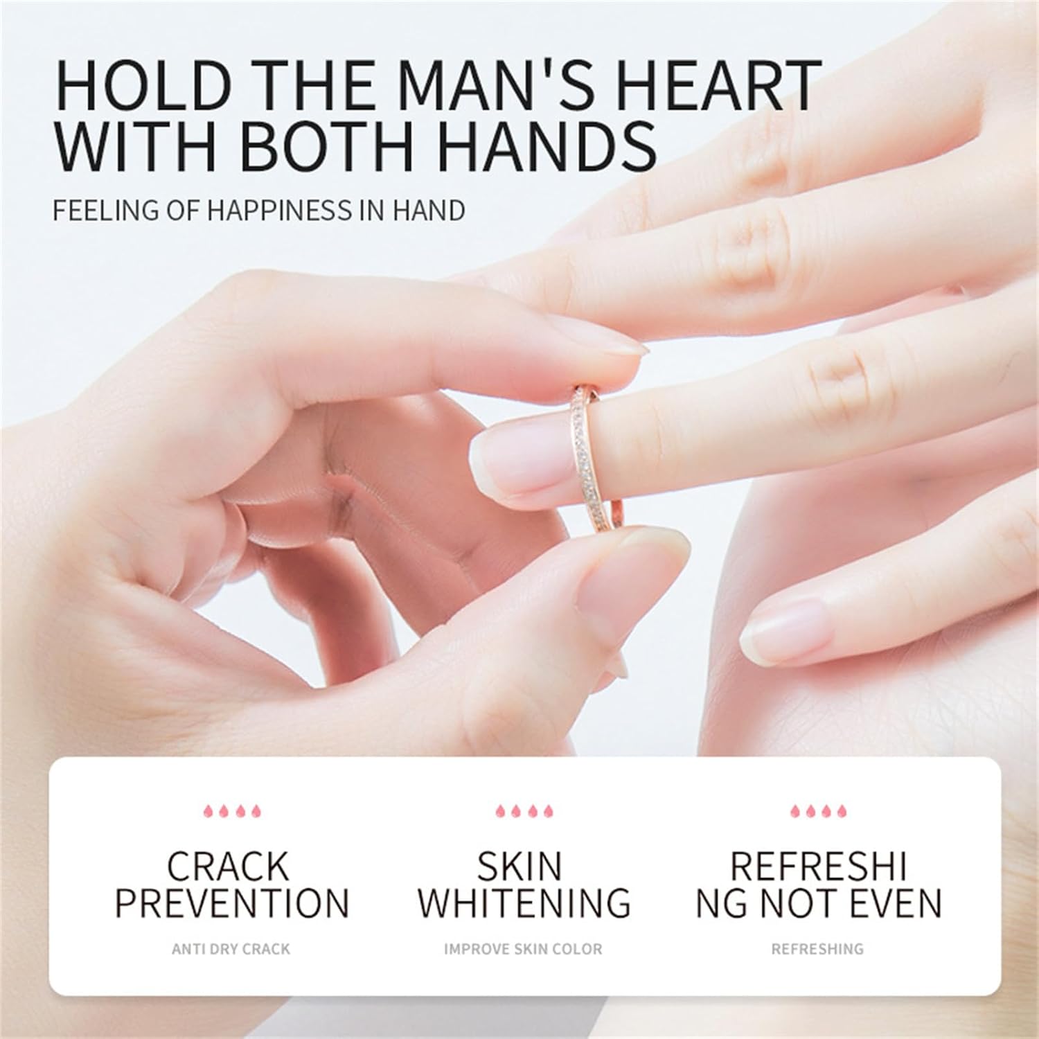 Hand Cream, Moisturizing Hydrating Hand Cream for Dry Cracked Hands, Plant Fragrance Hand Lotion Stocking Stuffers Gift Set 5pack, Mini Hand Care Cream Travel Size for Men and Women (Green) - Image 4