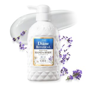Moist Diane Botanical Organic & Natural Body Wash, Hydrating & Moisturizing Soap, Japan Body Gel for Kids w/ Pump, Paraben-Free for Baby, Men & Women Sensitive/Dry Skin, 16.9 Fl Oz, Protect Soap