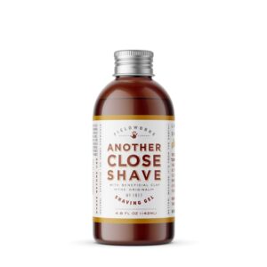 Organic Natural Shave Gel For Sensitive Skin. Shea Butter, Aloe, Bentonite and Soothing Essential Oils, Super Slick, Super Concentrated by Another Close Shave …