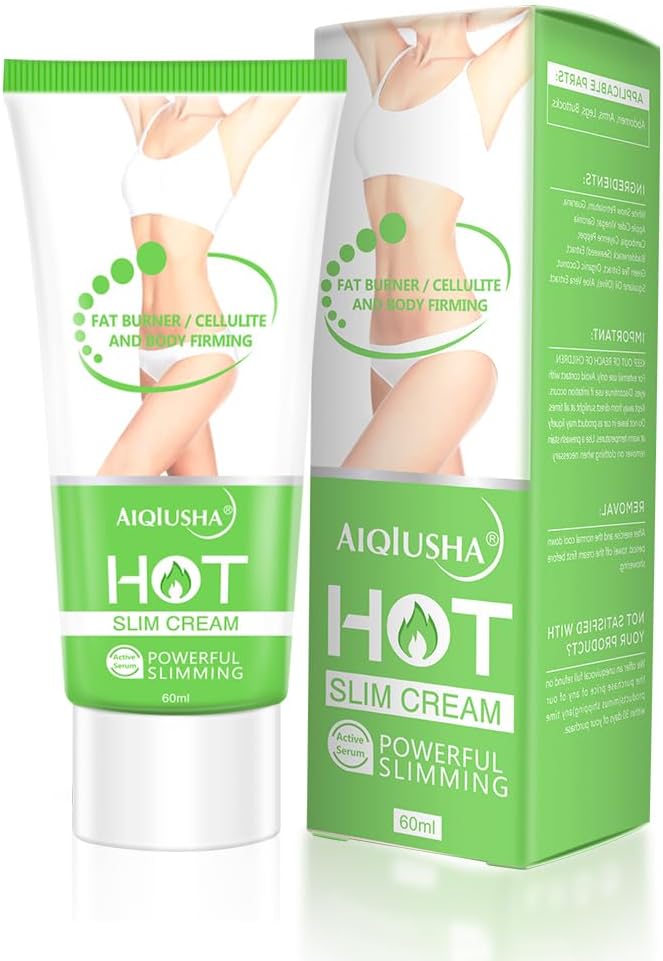 Hot Cream 2 Pack, Cellulite Slimming & Firming Cream, Body Fat Burning Massage Gel for Shaping Waist, Abdomen and Buttocks - Image 2