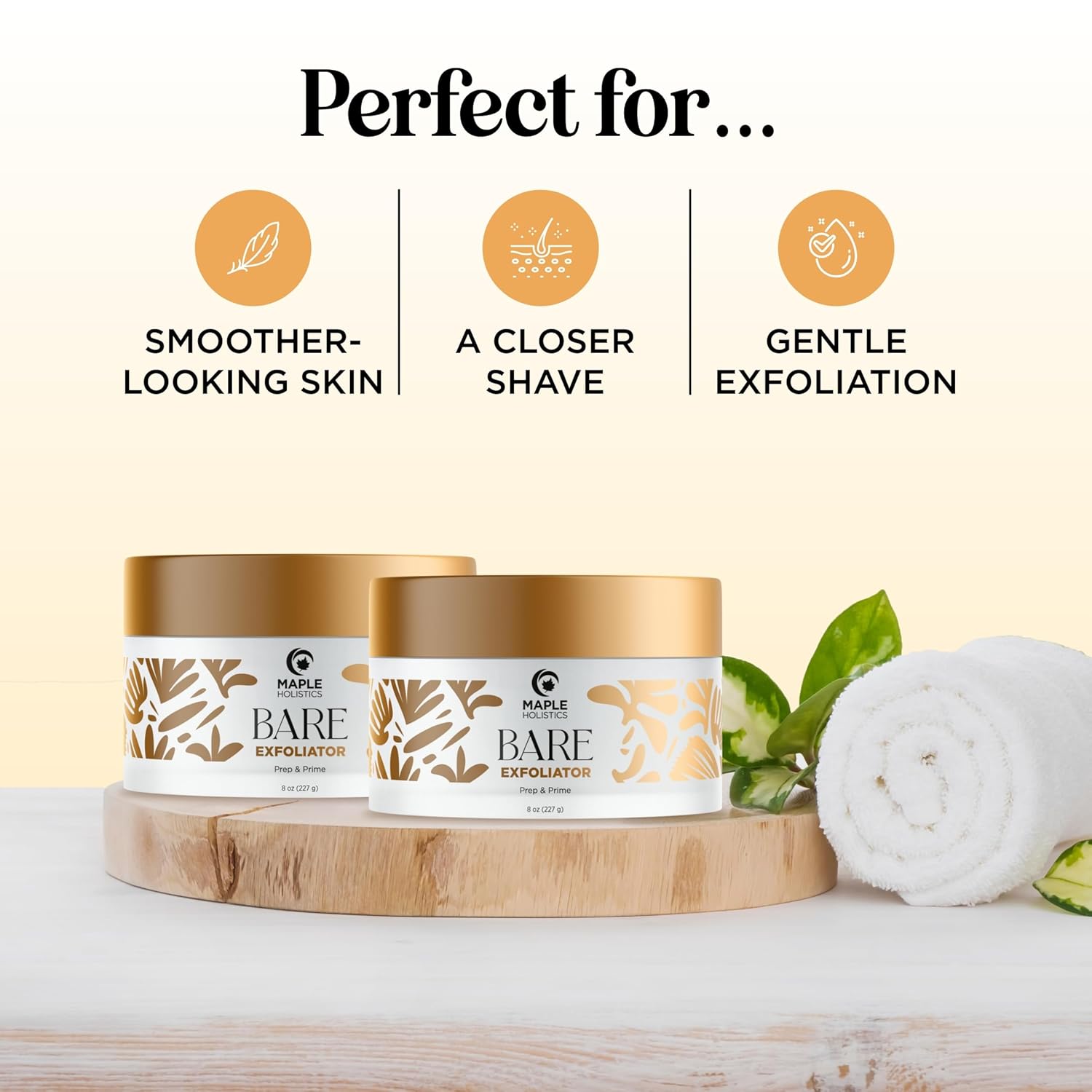 Bare Pre Shave Exfoliator 8 oz Bikini Legs Underarms Ingrown Hair Scrub - Image 7