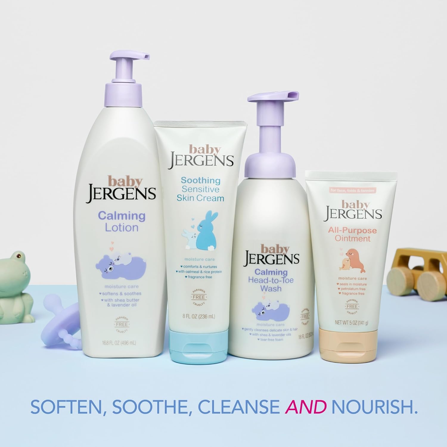 Jergens Baby Calming Tear-Free Foaming Head to Toe Wash 18 Fl Oz - Image 8
