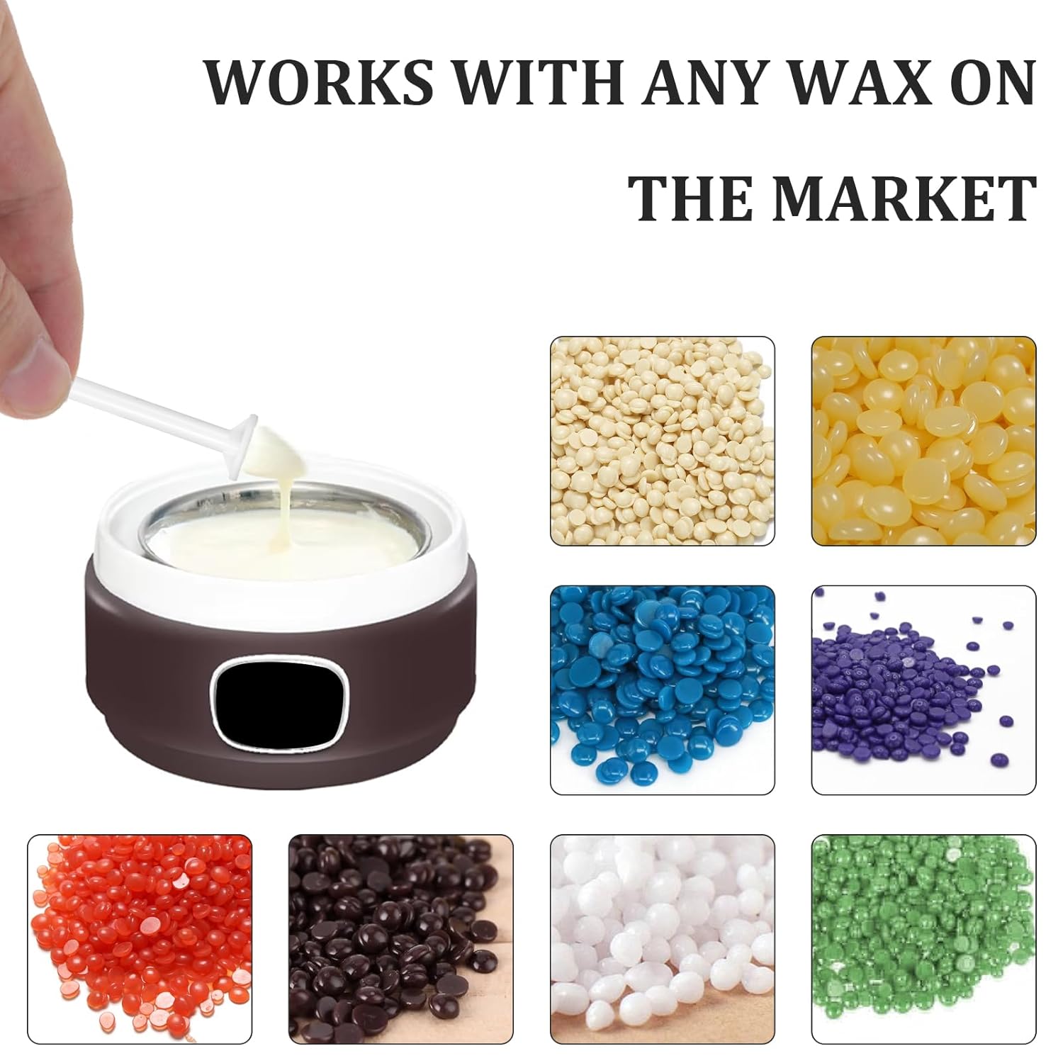 100Pcs Nose Waxing Sticks Plastic Nose Hair Remover for Men Women, Disposable Wax Applicator Sticks for Painless Nostril and Eyebrow Hair Removal(White) - Image 7