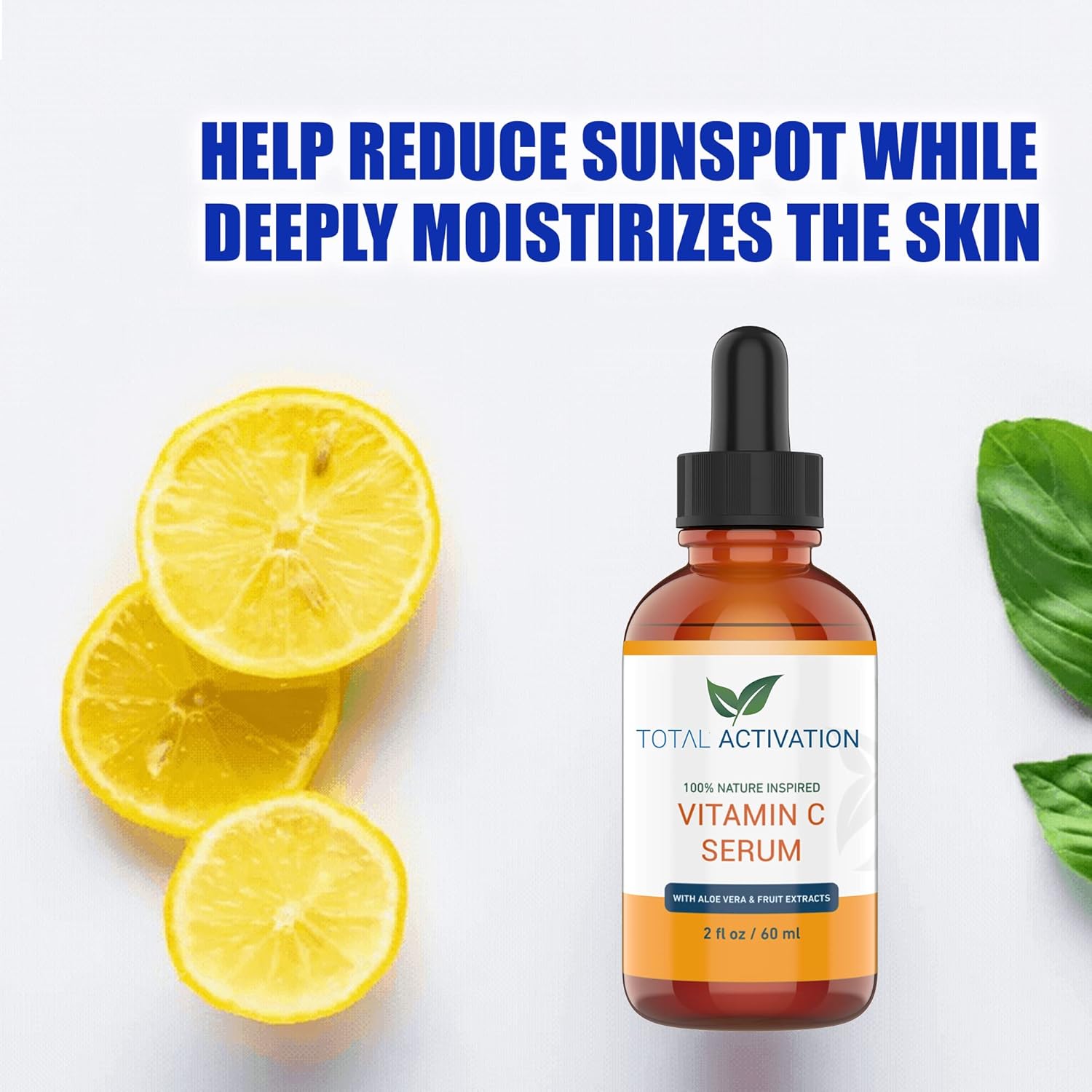 2oz Hydrating Vitamin C Serum with Aloe Vera and Vitamin E for Anti-Aging - Image 4