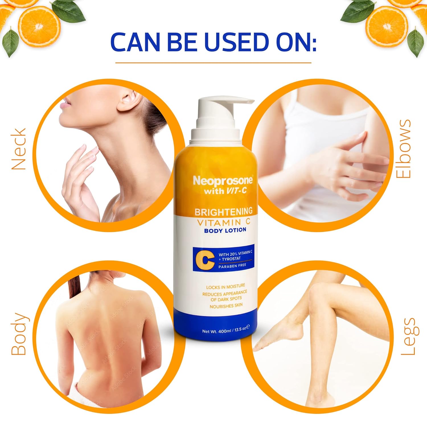 Neoprosone Brightening Body Lotion 13.5 Fl Oz 400ml for Dark Spots with Shea Butter and Vitamins New - Image 6