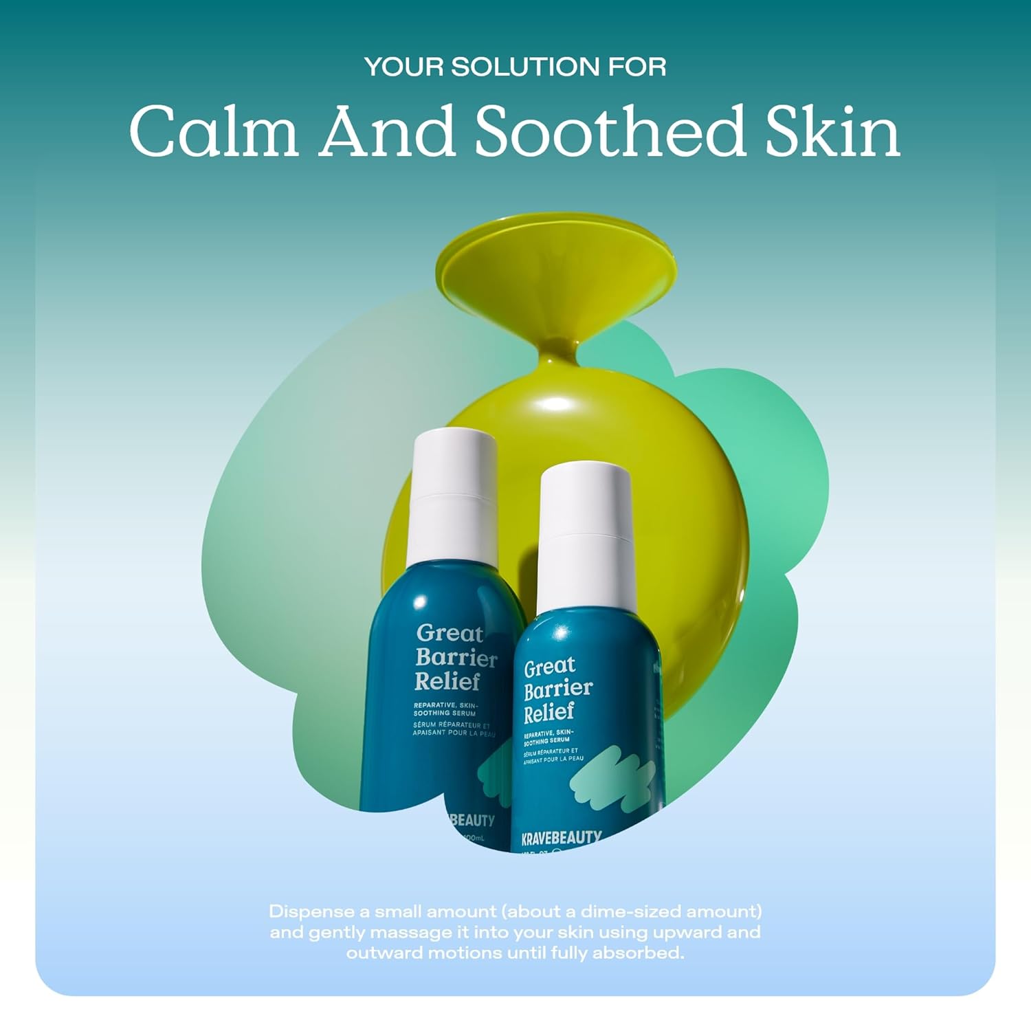 KraveBeauty Great Barrier Relief, Soothing Skin Barrier Repair Serum, Contains Tamanu Oil to Soothe and Calm Redness, For All Skin Types, Vegan & Cruelty Free, 1.52 fl oz - Image 8