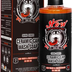 H.O.W AUTO DETAILING & CARE H.O.W 16 oz PH Neutral Ceramic Car Shampoo，Ceramic Car Wash Soap for Pressure Washer