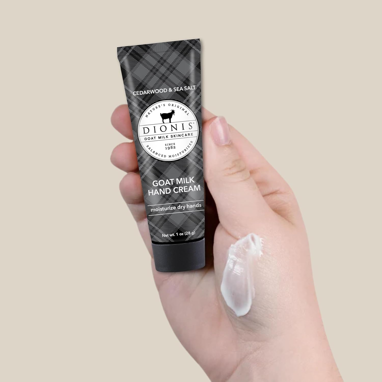 Dionis - Goat Milk Skincare Scented Hand Cream, Travel Size Self Care Moisturizing Lotion For Women, Vitamins & Minerals Hydrate Dry Skin - Cruelty Free, Cedarwood & Sea Salt, 1oz Set of 6 - Image 3
