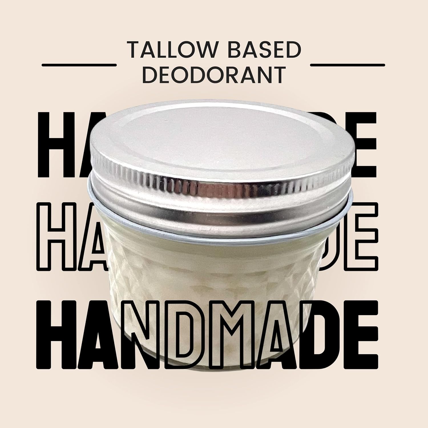 Michelle's Creatives Handmade Tallow Cream Deodorant - Clean Deodorant for Women & Men - Natural Aluminum Free Deodorant - Deodorants Without Aluminum - Ideal for Athletes, Teens- 4 oz (Lavender Sage) - Image 4