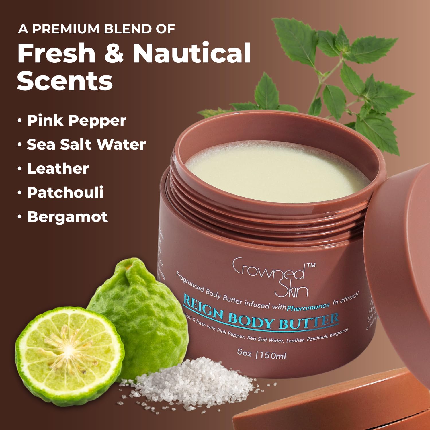 Reign Nautical Scented 5oz Body Butter with Organic Shea and Mango Butters - Image 5