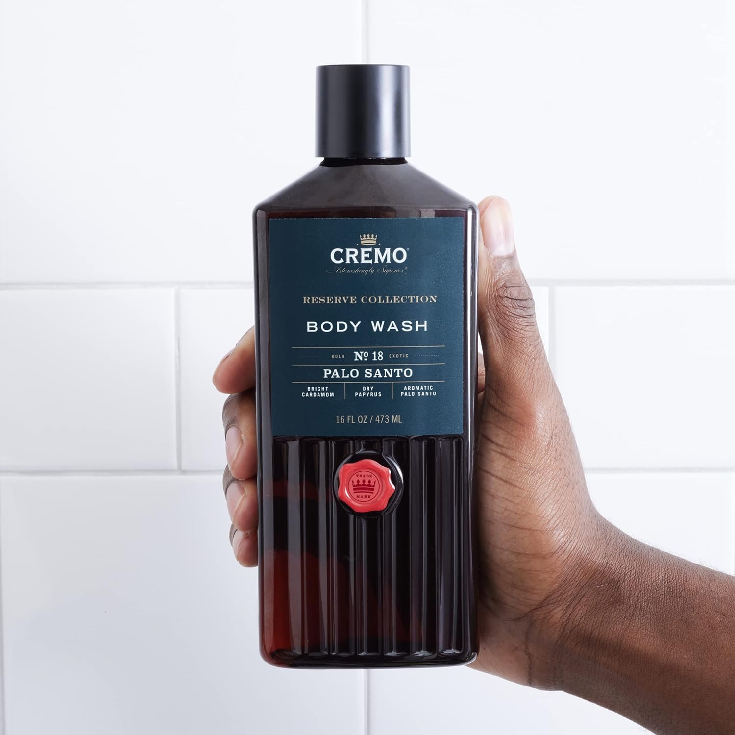 Cremo Men's Italian Bergamot Palo Santo Body Wash Bundle 2 x 16 Fl Oz - Image 7