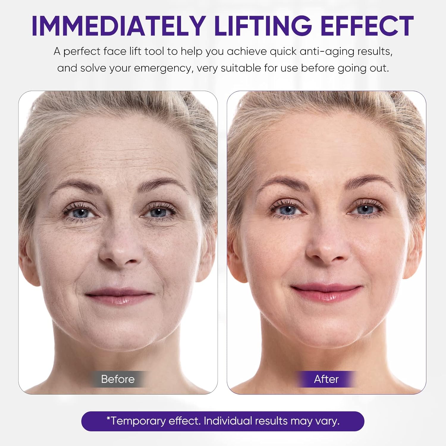 Instant Face Lift Serum 1 oz, Temporary Skin Tightening, Smooths Fine Lines Wrinkles - Image 3