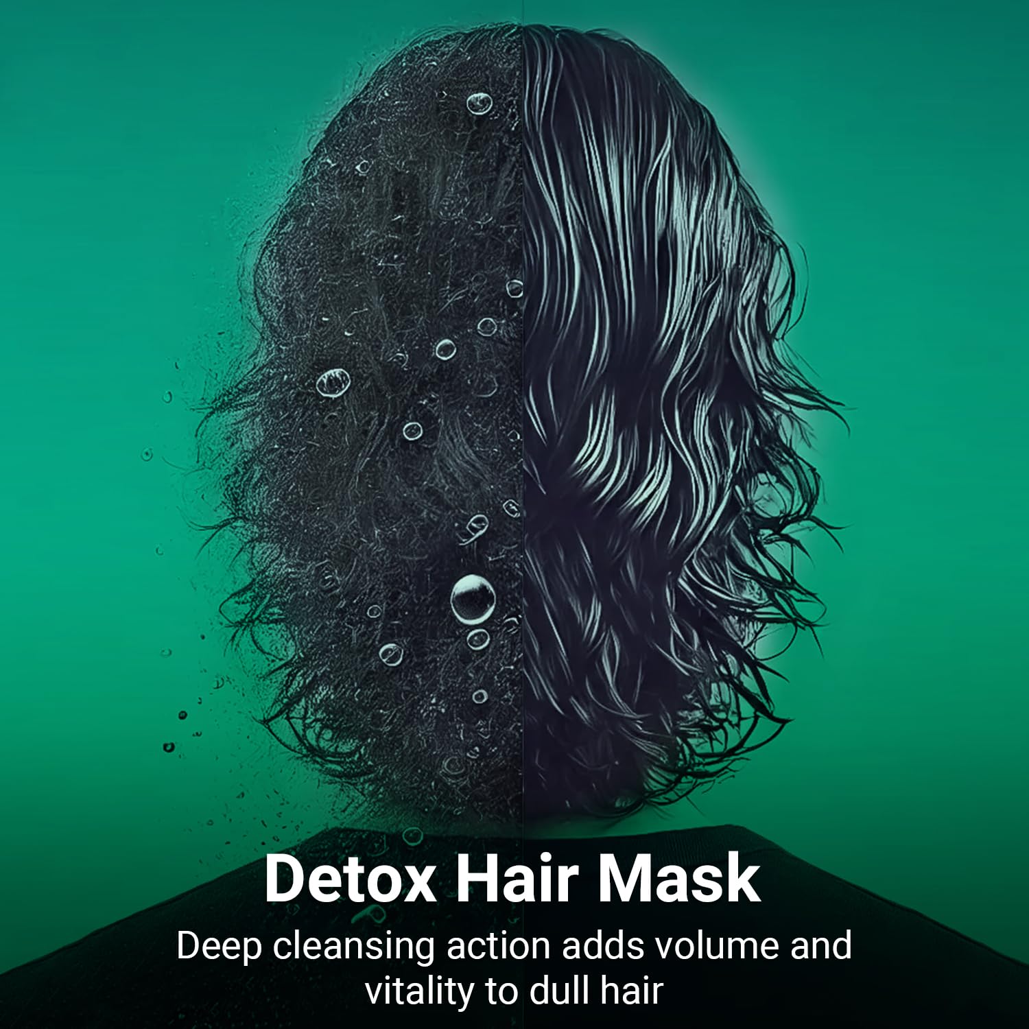 Chelating Metal Detox Hair Mask - Ion Hair Mask with Chelactik-3 & Rosemary Oil, Hair Build Up Remover for Hard Water Hair Treatments, Swimmers & Color-Treated Hair - 8.45 fl oz - Image 5