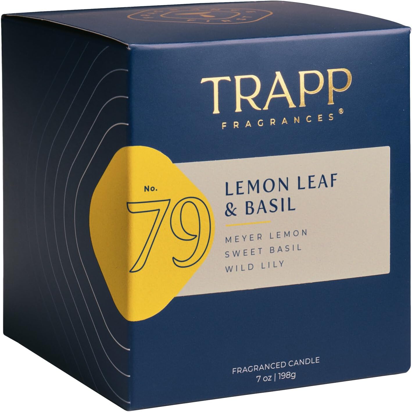 Trapp No. 79 Lemon Leaf & Basil 7 oz Candle Aromatic Home Fragrance - Image 3