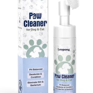 Paw Cleaner for Dogs and Cats, No-Rinse Foaming Cleanser, Unscented, and PH Balanced Paw Wash Magic Foam for Dogs Large Medium Small XL Breed