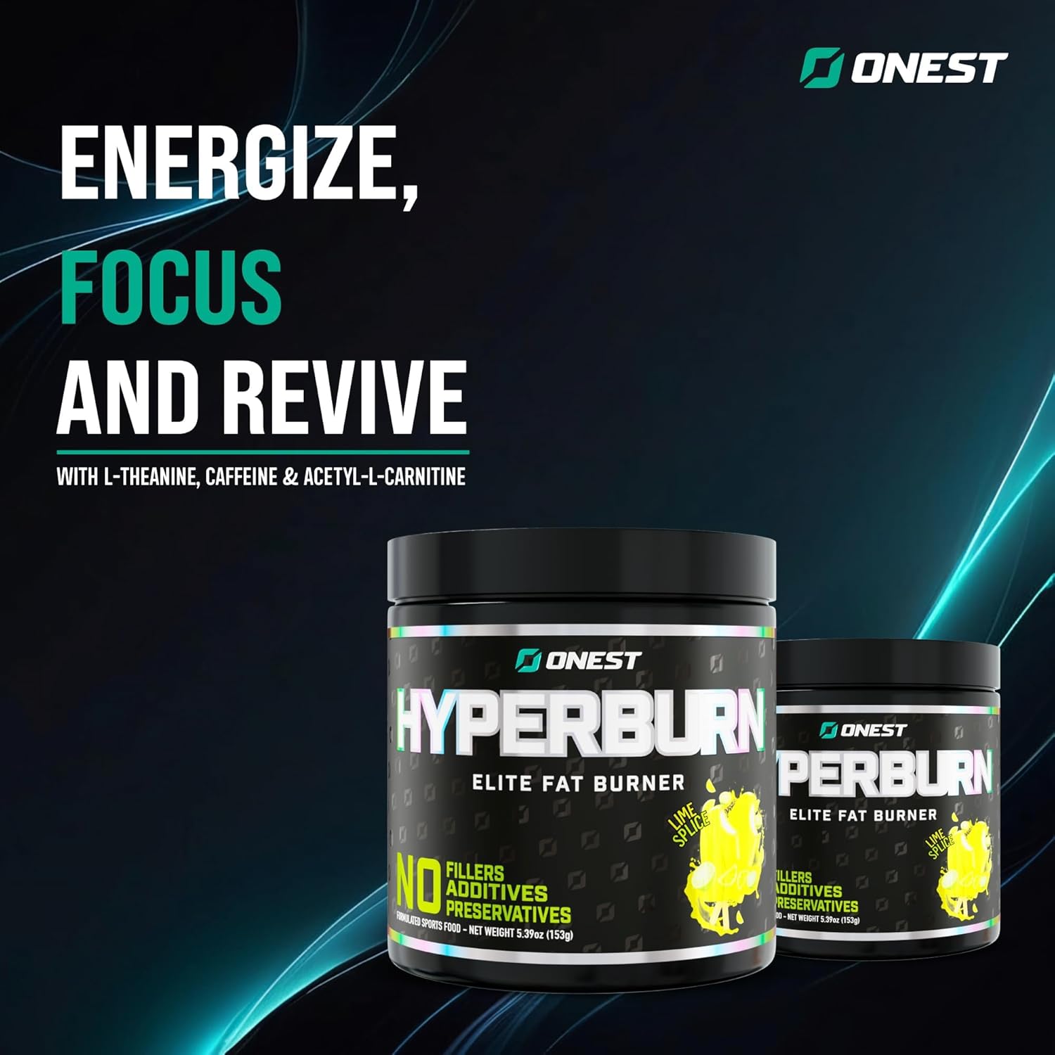 ONEST Hyperburn Thermogenic Powder – 153g (30 Servings) Enhanced Energy Boost & Performance Support Supplement, Sports Nutrition Powder - Image 3