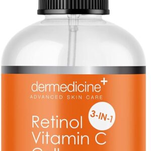 3 in 1 Super-Charged Anti-Aging Face Mist w/Retinol, Vitamin C + Collagen | Hydrates, Refreshes & Brightens for a More Glowing Complexion | 4 fl oz, 120 ml