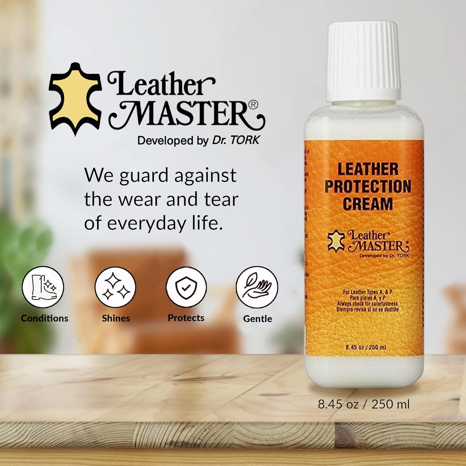 LEATHER MASTER 250ml All-Purpose Leather Cleaner, Conditioner, and Protection Cream - Image 2