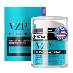 Skin Lightening Cream, Dark Spot Remover for Face Body Bleaching Cream for Intimate Areas & Body, Vitamin C Whitening for Underarms, Knees, Elbows, Inner Thighs, Bikini Line (1.7 Fl Oz)