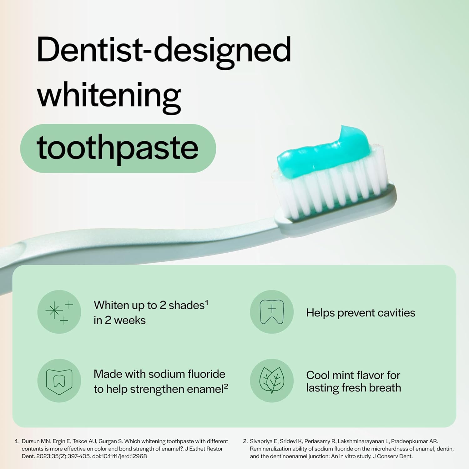 Opalescence Cool Mint Fluoride Teeth Whitening Toothpaste 4.7 Oz Pack of 1 - Image 2