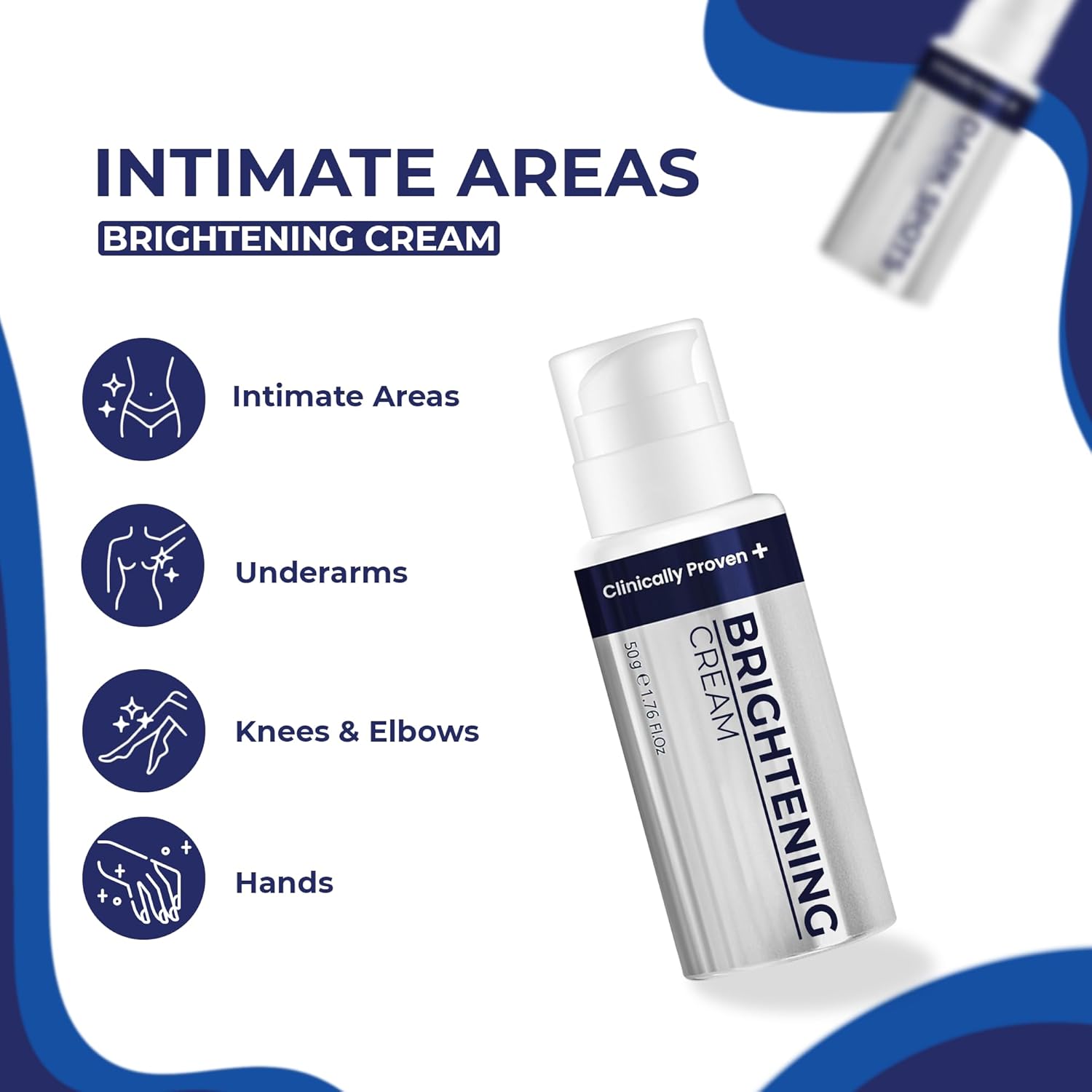 Intimate Area Cream - Inner Thigh, Armpits, Elbows, Knees, Bikini Areas & Lines | Made in Italy - Image 4