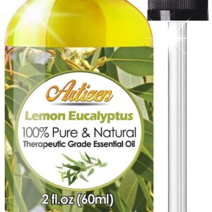 Artizen Lemon Eucalyptus Essential Oil Therapeutic Grade – Large 2oz Bottle for Aromatherapy & Topical Use – (Pure & Natural)
