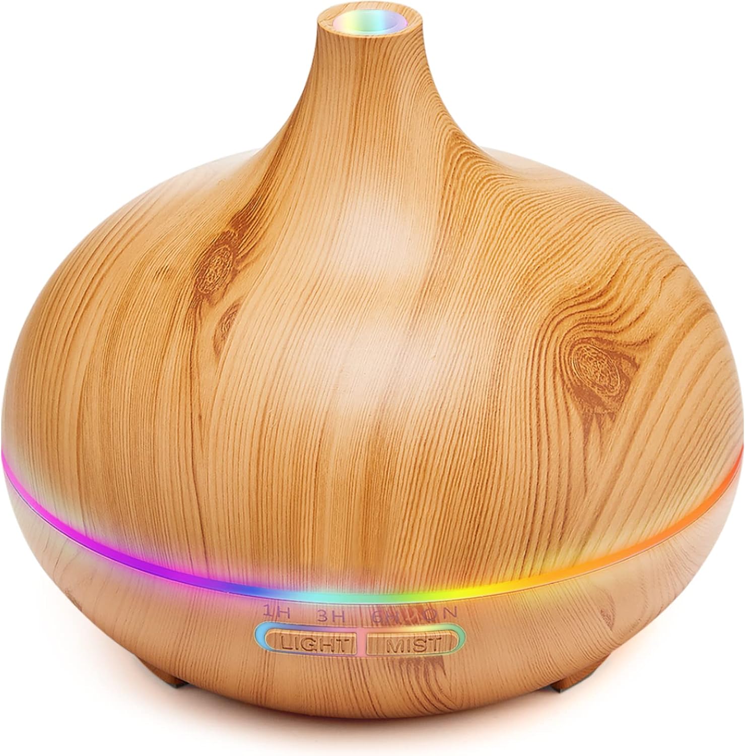 Aroma Diffuser for Essential Oil Large Room,Office Essential Oil Diffusers for Home Kids, Cool Mist humidifier for Bedroom Quiet with Ambient Light,Waterless Auto Off Aromatherapy, 1 count, pack of 1