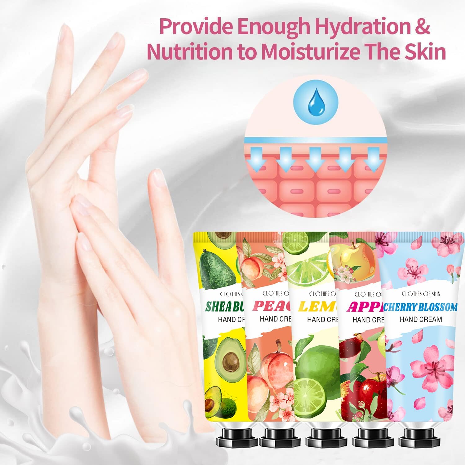 10 Pack Hand Cream Gifts,Easter Basket Stuffers for Teens,Mothers Day Gifts,Teacher Appreciation Gifts Nurse Gifts for Women,Thank You Gifts Hand Cream for Dry Hands, Birthday Gifts for Women Girls - Image 6