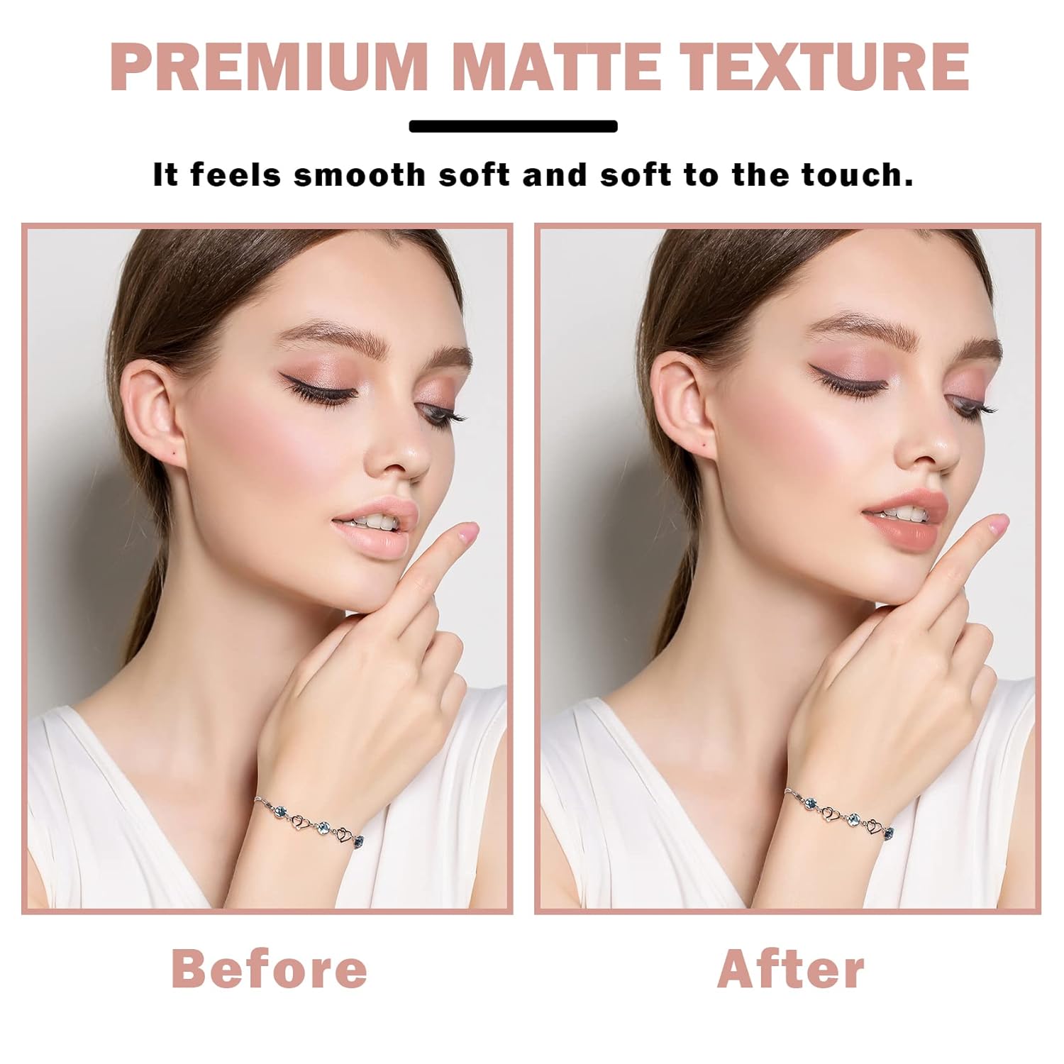 Matte Nude Lipstick Silky Velvet Lip Gloss Nude Lip Stain Paper Tube Lipsticks Non-Stick Cup, Waterproof Long Lasting Matte Lipstick for Women Daily Professional Lip Makeup-02 Nude - Image 3