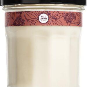 MRS. MEYER'S CLEAN DAY Scented Soy Candle, Large, Fall Leaves Scent, 7.2 oz