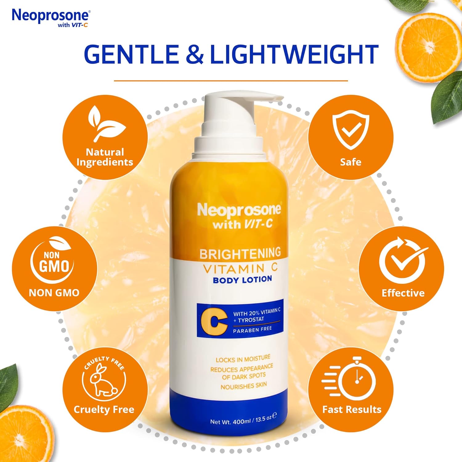 Neoprosone Brightening Body Lotion 13.5 Fl Oz 400ml for Dark Spots with Shea Butter and Vitamins New - Image 7