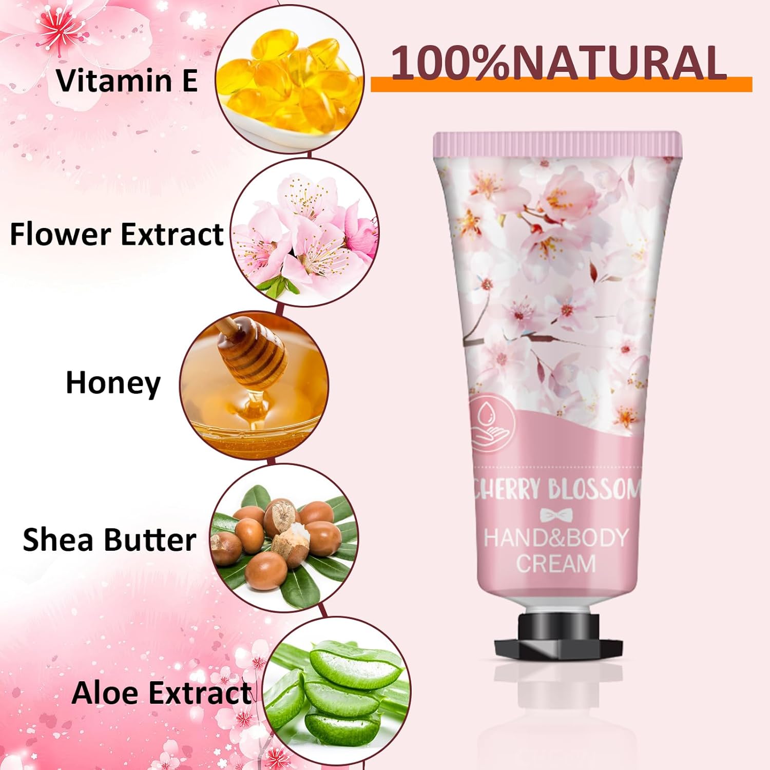 VESPRO 56-Pack Travel Size Hand Cream Gift Set for Women Dry Cracked Hands - Image 2