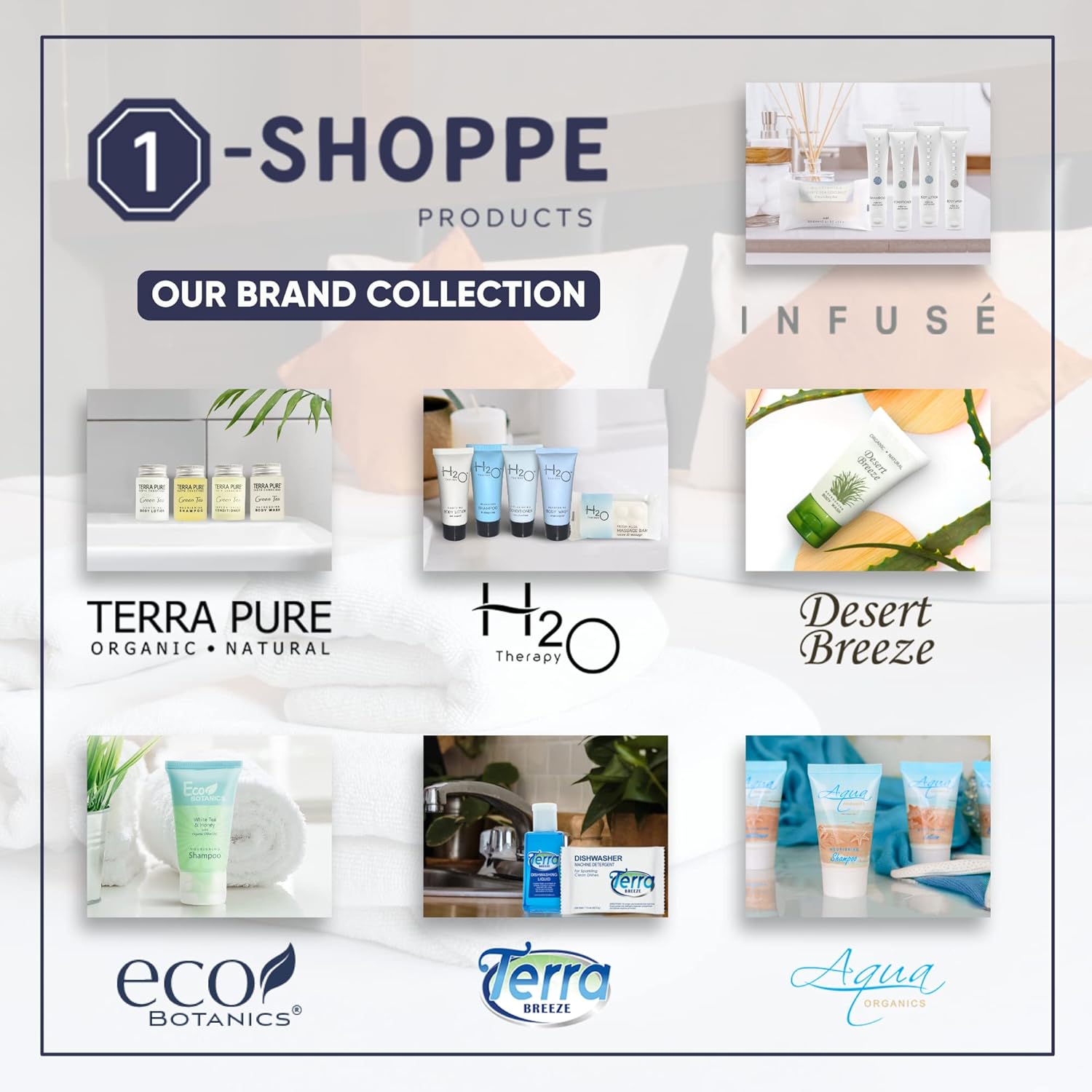 Infuse Black Soaps & Toiletries Bulk Set | 1-Shoppe Amenities Kit for Hotels & Vacation Rentals | 1 oz Shampoo, Conditioner, Body Wash, Lotion, 1.25 oz Cleansing Bar | 75 Pieces - Image 9