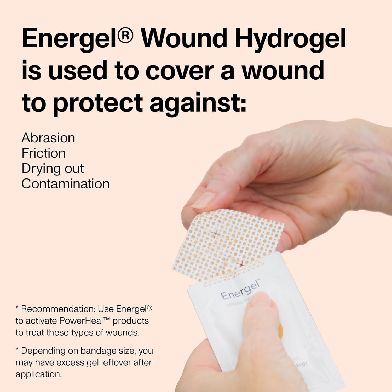 Energel Hydrogel Wound Gel, 5-Pack Bulk, 0.26 Oz Each for Cuts Burns Scrapes - Image 2