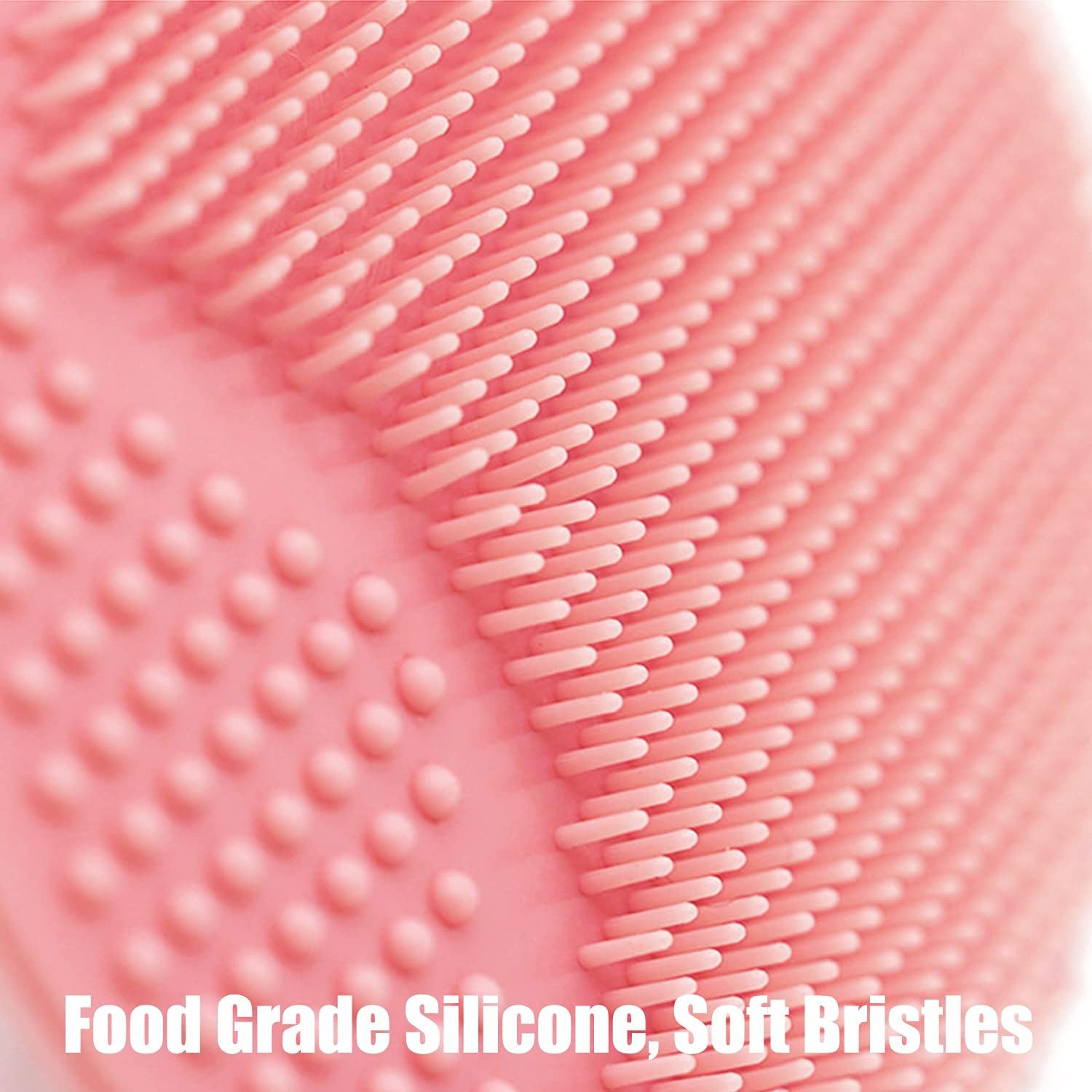 Silicone Facial Cleansing Brush Set 4 Pack Deep Cleaning Exfoliators for Pore Care - Image 4
