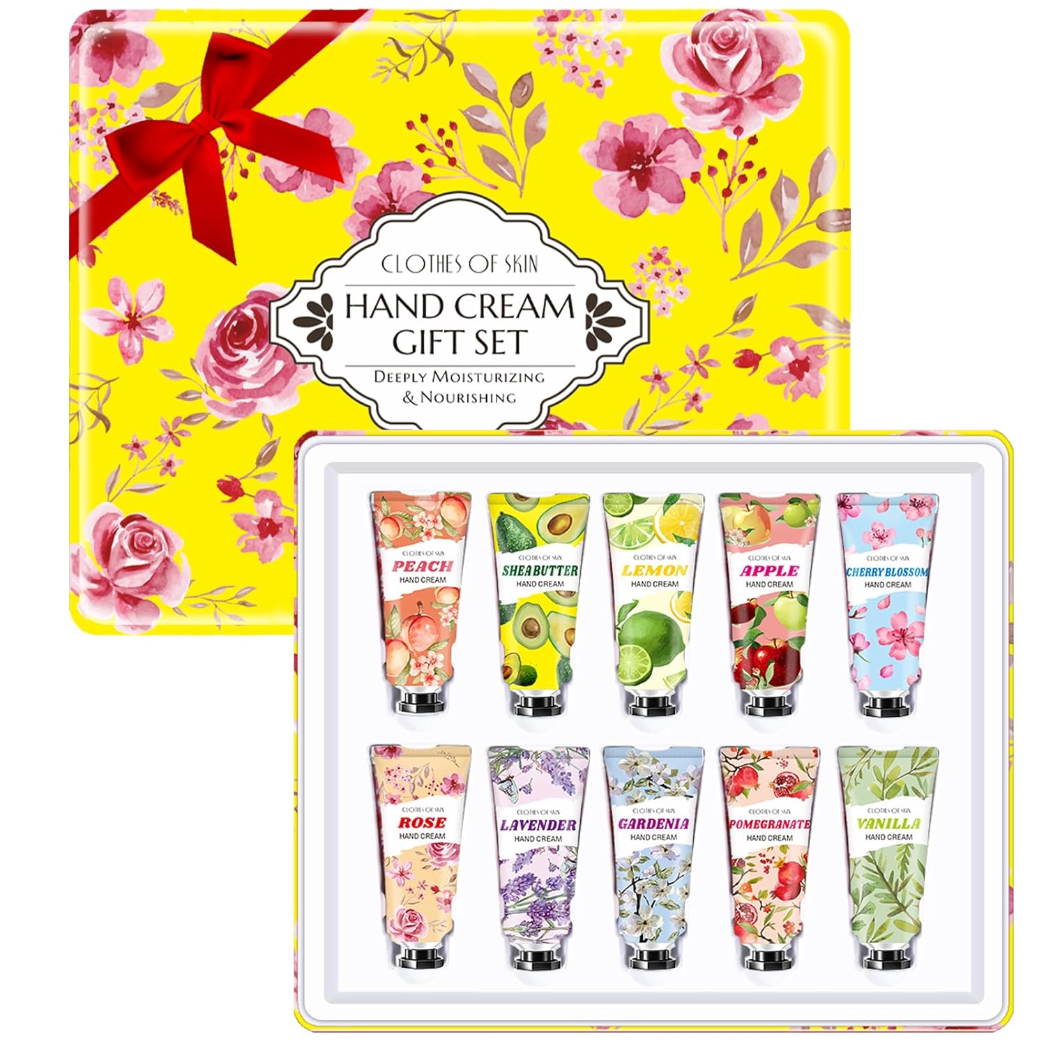 10 Pack Hand Cream Gifts,Easter Basket Stuffers for Teens,Mothers Day Gifts,Teacher Appreciation Gifts Nurse Gifts for Women,Thank You Gifts Hand Cream for Dry Hands, Birthday Gifts for Women Girls