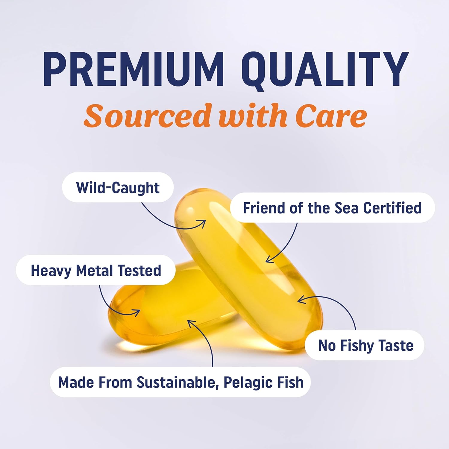Triple Strength DHA Omega 3 Fish Oil 3600 mg | Over 2100mg Omega-3 Fatty Acids with 860mg of DHA | 1300mg EPA | Best Essential Fatty Acids | Premium Wild Caught & Burpless Fish Oil | 120 Softgels - Image 3