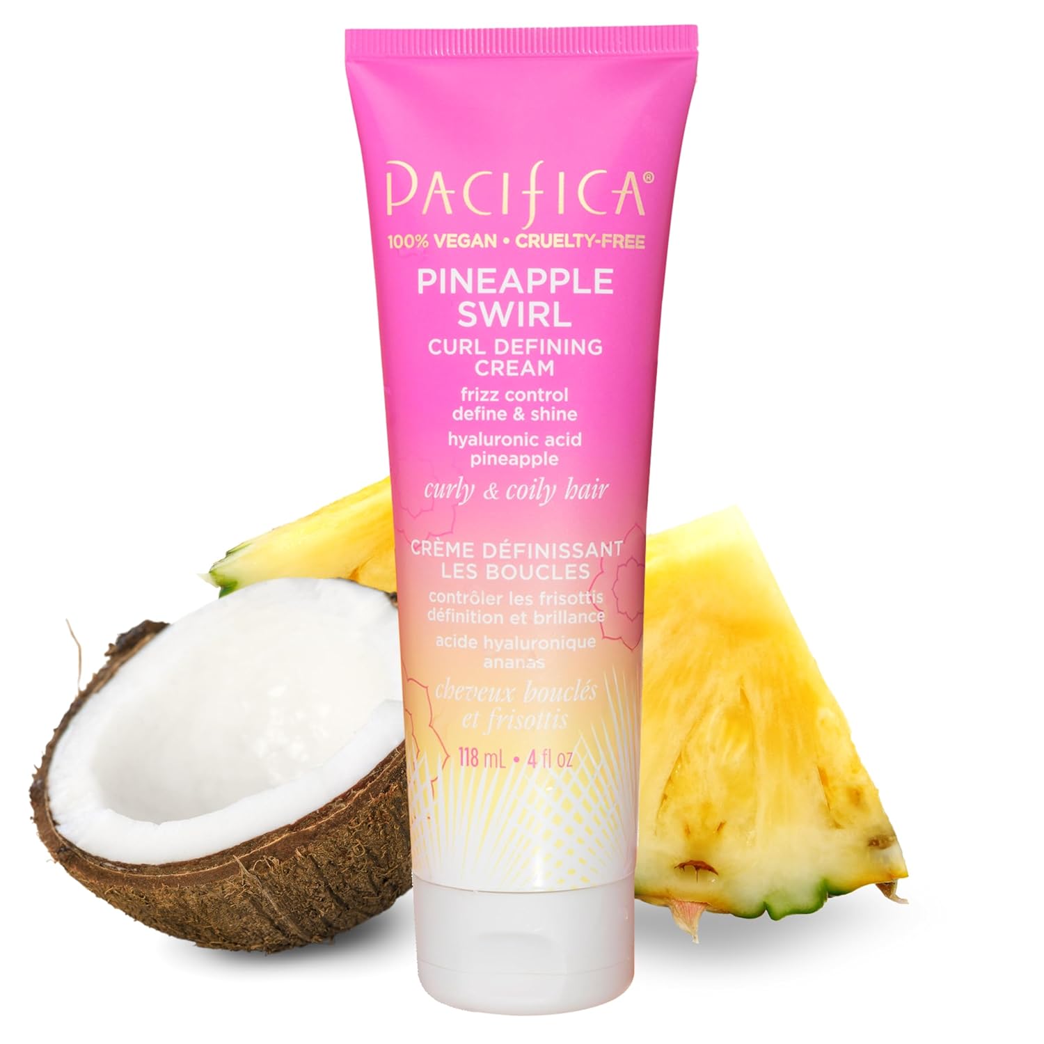 Pacifica Beauty Pineapple Curls Vegan Silicone-Free 3-Step Curly Hair Care Kit - Image 12