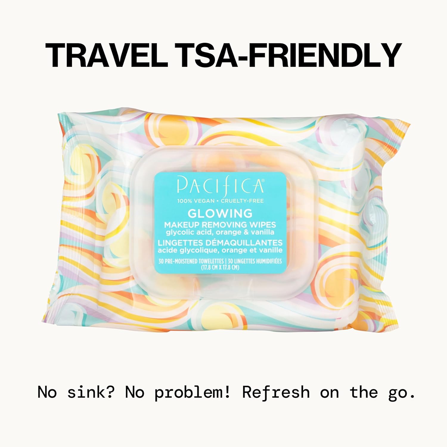 Pacifica Organic Makeup Remover Face Wipes 30 Count - Cleansing & Exfoliating Towelettes - Image 7