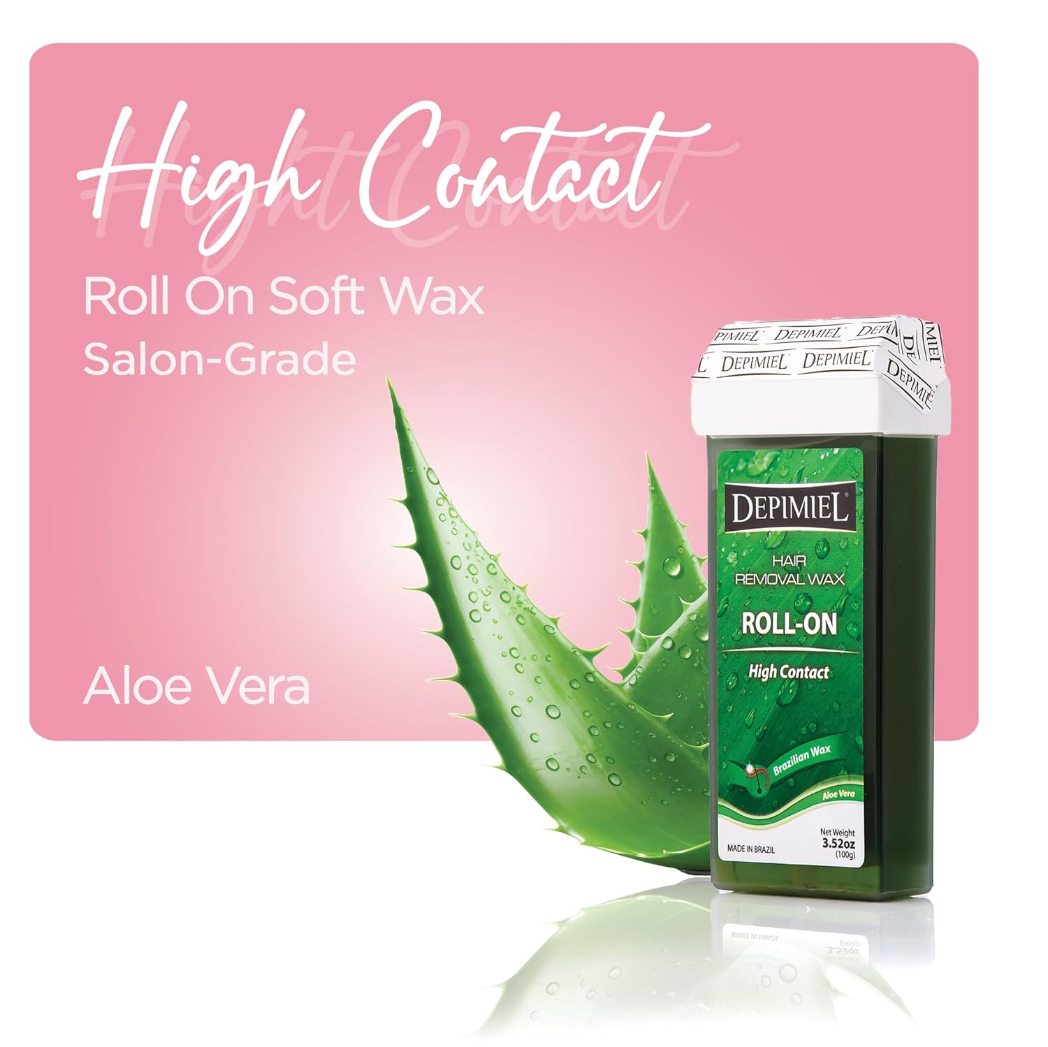 Aloe Vera Wax Roll-On 2 x 4 Pack - 50ml Each Total 8 Items - Image 2