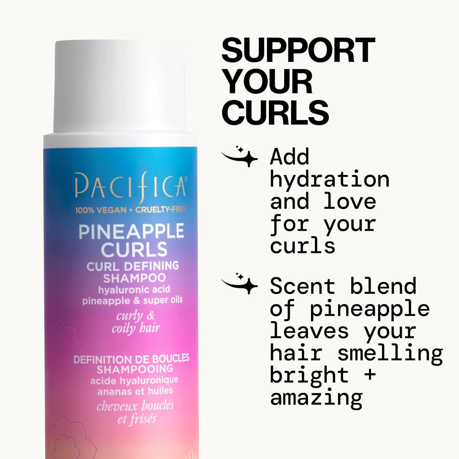 Pacifica Beauty Pineapple Curls Vegan Silicone-Free 3-Step Curly Hair Care Kit - Image 11
