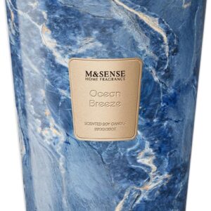M&SENSE Ocean Breeze Scented Candles for Home, 3-Wick Highly Scented Jar Candles, 35 Oz 150 Hours Long Lasting Burning Candles Gifts for Women, Relaxing Aromatherapy Candle for Stress Relief