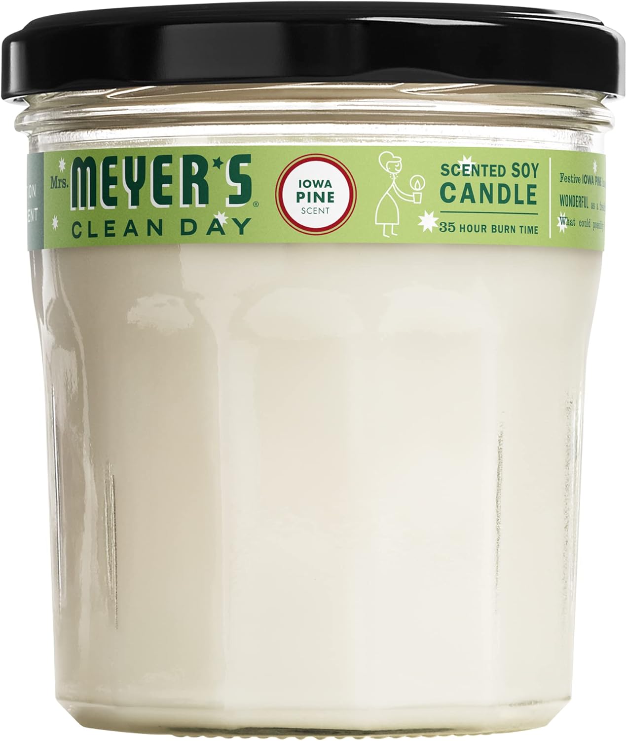 Mrs. Meyer's Clean Day Soy Candle, Iowa Pine (7.2 Ounce (Pack of 1))