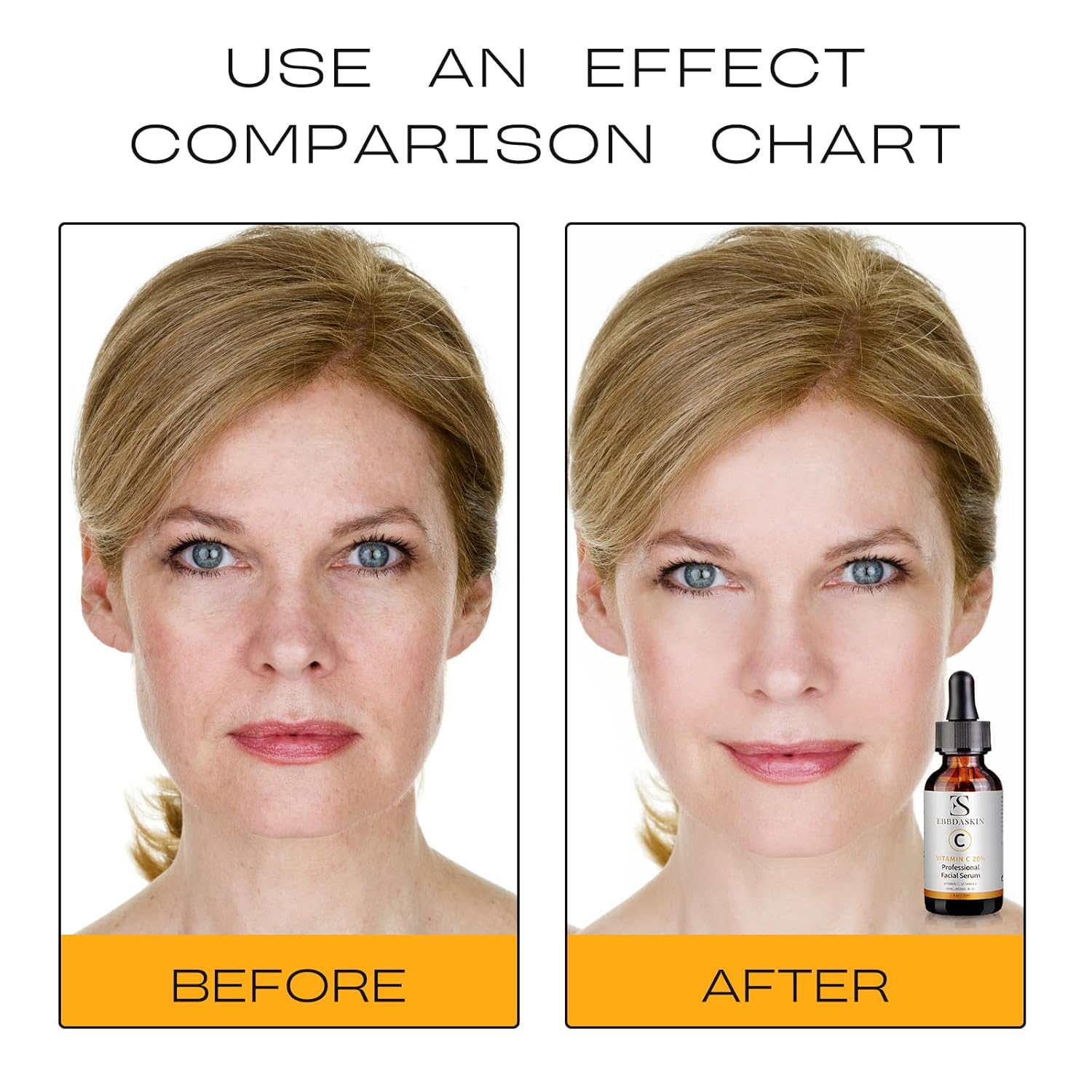 Vitamin C Serum for Face, ES EBBDASKIN Premium Face Serum Anti Aging Facial Skin Care Serum with Hyaluronic Acid and Vitamin E for Women Skin Smoothing Renewing Dark Spot Removing(30ml) - Image 7