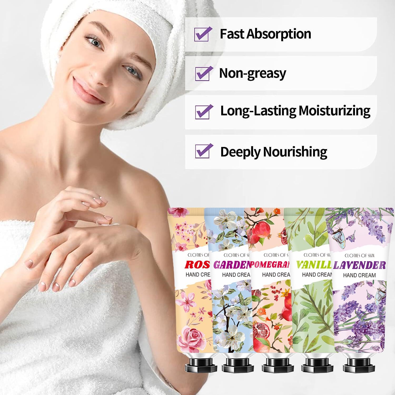 10 Pack Hand Cream Gifts,Easter Basket Stuffers for Teens,Mothers Day Gifts,Teacher Appreciation Gifts Nurse Gifts for Women,Thank You Gifts Hand Cream for Dry Hands, Birthday Gifts for Women Girls - Image 4