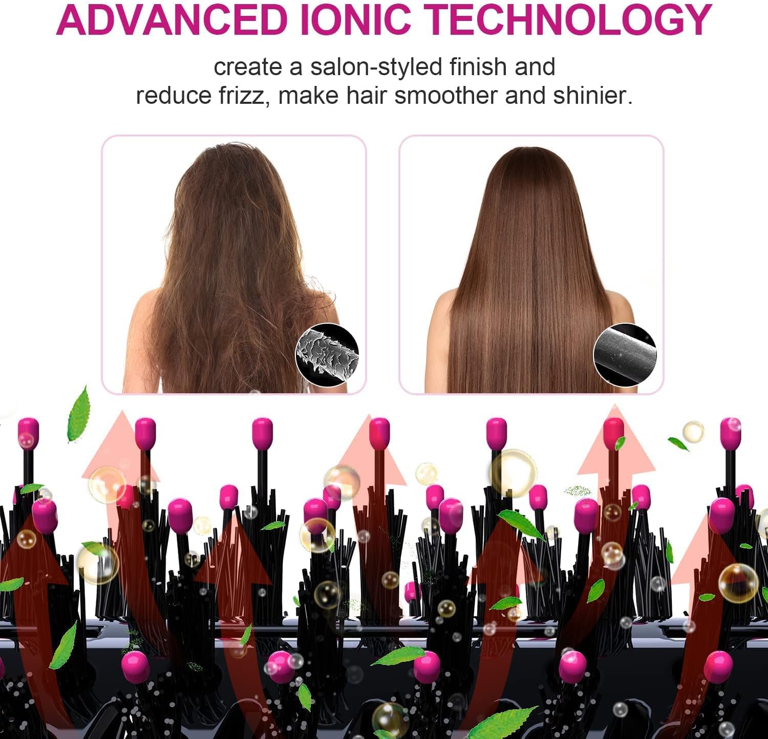 4-in-1 Professional Hot Air Brush Styler for All Hair Types - Image 6