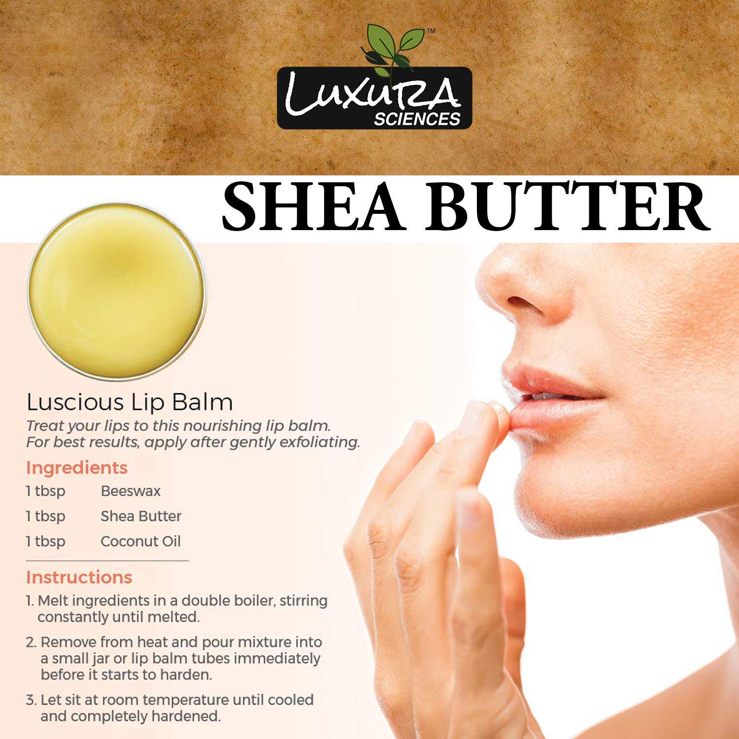 African Shea Butter | 100% Pure & Unrefined Raw Shea Butter for Skin & Hair | Deep Moisturizer for Face, Body & Scalp | Ideal for DIY Lotion, Soap Making & Lip Balm | 7.05 Oz (200g) - Image 5