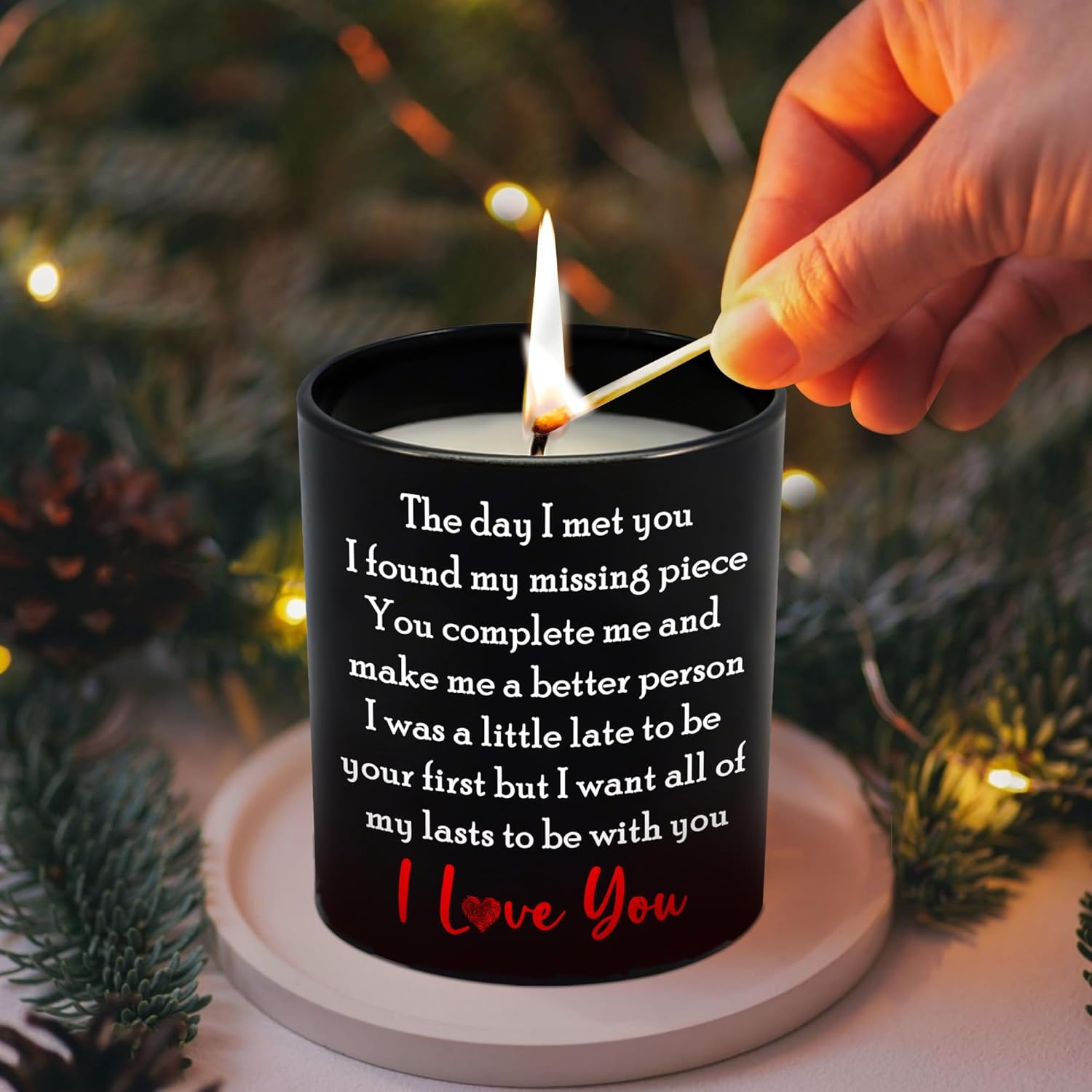 Long Lasting Vanilla Lavender Scented Candle 10 oz for Couples Anniversaries and Birthdays - Image 5