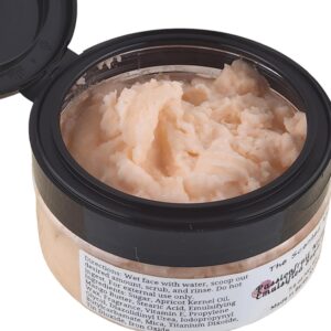 TSA Handmade Luxurious Emulsified Passionfruit Nectarine Sugar Scrub, Body Wash Exfoliator, Deep Clean, Spa, Skin Care, Dry Skin, Moisturizer, Scented, Woman, Men, Gift, 7.6 oz Jar